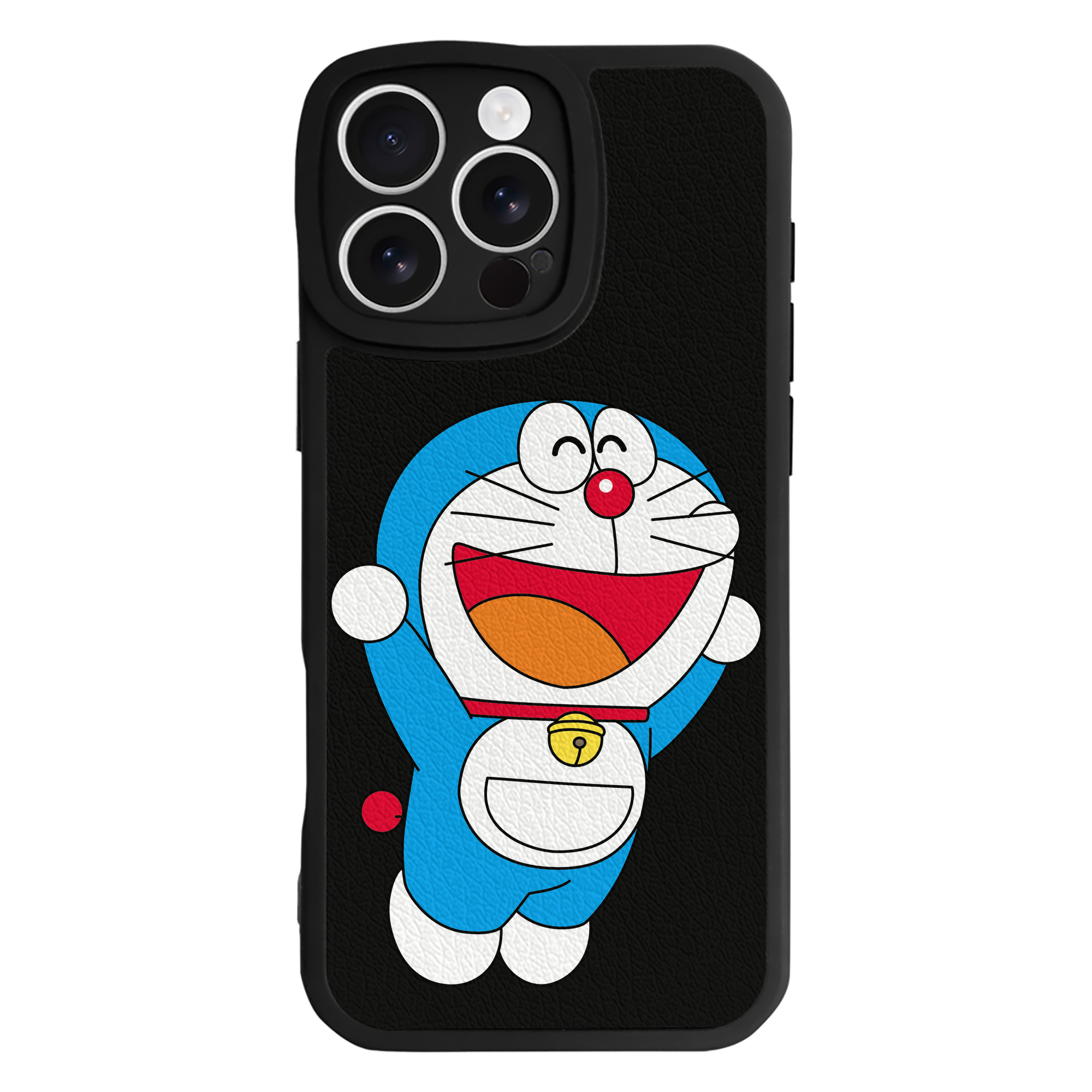 （画像用） ドラえもん Doraemon 【iPhone 16シリーズ対応】シリコンスマホケース（レザー調） 材質：シリコン